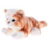 Plīša kaķis ruds kaķēns guļošs 30 cm