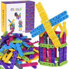 Krāsainie saliekamie klucīši Mublo 100 gabali 50505 ZA4989