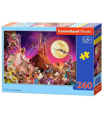 Puzle Fairy Fantasies ar feju, tauriņu un pili B-27606, 260 elementi