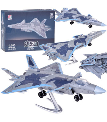 Konstruktoru komplekts kaujas lidmašīna J-20 ZA5026 1:100