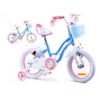 RoyalBaby STAR GIRL meiteņu velosipēds, zils 14" RB14G-1