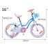RoyalBaby meiteņu velosipēds STAR GIRL 16 collu grozs sānu riteņi RB16G-1