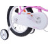 Bērnu retro velosipēds ar groziņu un sānu riteņiem RoyalBaby Little Swan RB16-18 16"