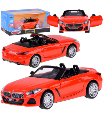 Kolekcionējams metāla kabrioleta modelis ar gaismām BMW Z4 M40i ZA5049, mērogs 1:30