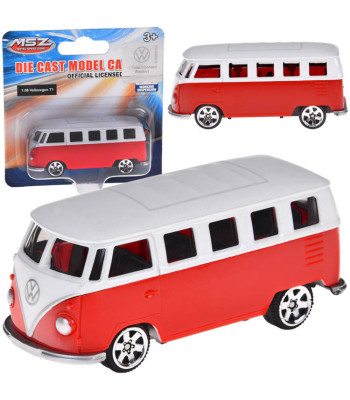 Licencēta metāla rotaļu automašīna – Volkswagen T1, ZA5063, 1:56