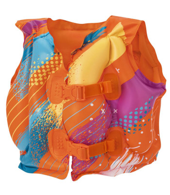 Piepūšama krāsaina peldēšanas veste bērniem Bestway 32272