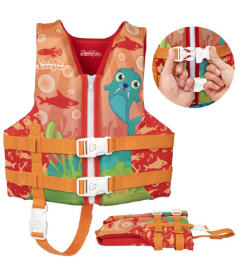 Bestway bērnu peldēšanas veste ar roņa grafiku līdz 23 kg, 90146