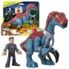 Jurassic World Imaginext figūriņas komplekts Therizinosaurus + Owens