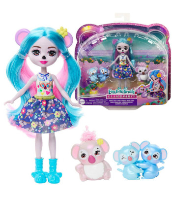 Enchantimals lelle Kwala Koala ar Joette un pandu ģimeni ZA5107
