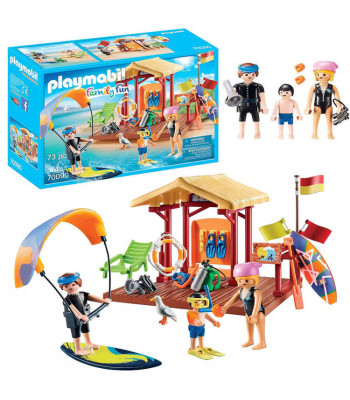 Playmobil radošie klucīši Ūdenssporta skoliņa 73 ele ZA5139