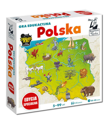 Izglītojoša galda spēle “Polija” Kapitan Nauka, GR0674