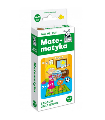 Kapitan Nauka attēlu mīklas – matemātikas uzdevumi 6–9 gadiem KS0886