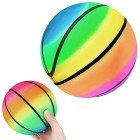 Gumijas krāsainā varavīksnes bumba