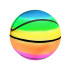 Gumijas krāsainā varavīksnes bumba