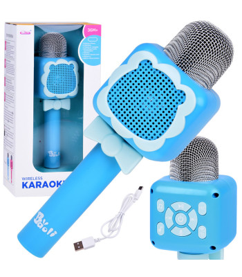 Bezvadu karaoke mikrofons bērniem ar ierakstīšanu un Bluetooth IN0168