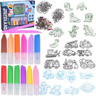 Pārveidotais Radošais Komplektā Atslēgu Piekariņu Izveidei Dari Pats ZA5209