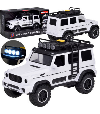 Apvidus automobilis OFF-ROAD ar gumijas riepām, skaņu un gaismām ZA5219