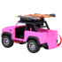 Rotaļu auto roza džips ar gaismām un skaņām