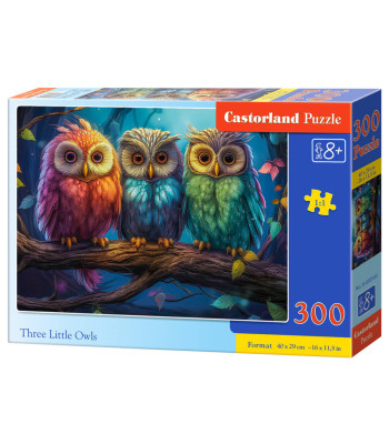 Three Little Owls puzle, B-030545, 300 elementi, 40 x 29cm