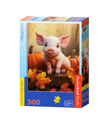 Puzle Cute Fall Piglet B-030569, 300 elementi