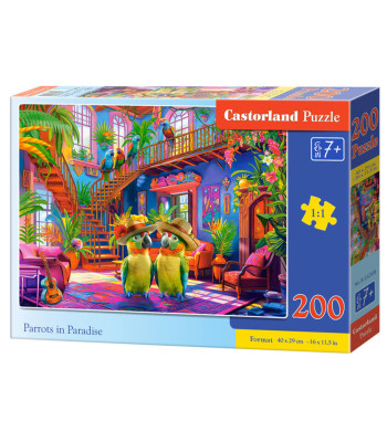 Puzle Parrots in Paradise, B-222308, 200 gab.