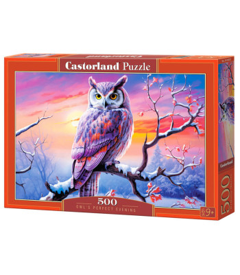 Puzle Owl's Perfect Evening B-54022, 500 elementi