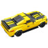 Tehniskie klucīši 319 detaļas + uzlīmes dzeltena sporta automašīna ZA5260