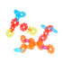 Krāsainu 3D konstrukcijas klucīšu komplekts 140 gab bērniem ZA5311
