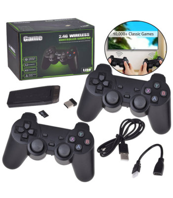 Retro spēļu konsoles HDMI komplekts ar 2 bezvadu pultīm, vairāk nekā 20 000 spēļu GR0696