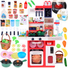 Interaktīva virtuve ar gaismu, skaņu un ūdens tvaiku