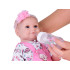 Mīksta lelle bēbis 50 cm ar pudelīti un pamperu