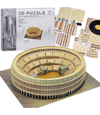 3D puzle Romas Kolizejs, telpiskā puzle 84 elementi ZA5401