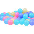 Krāsainas pasteļbumbas sausajam baseinam 5,5cm 100 gab.