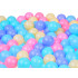 Krāsainas pasteļbumbas sausajam baseinam 5,5cm 100 gab.