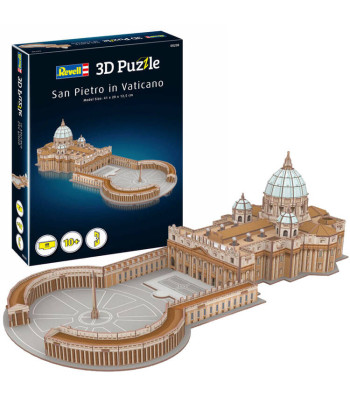 3D telpiskā puzle Revell – Svētā Pētera bazilika Vatikānā 68 ele68 ZA5435