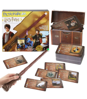 Mattel Pictionary Air Harry Potter spēle ar burvju nūjiņu un lietotni GR0703