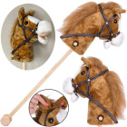 Hobby Horse zirgs uz kociņa ar skaņām un kustīgu purnu ZA5442