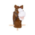 Hobby Horse zirgs uz kociņa, zviedziena un auļošanas skaņas, kustīgs purns ZA5442