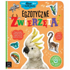 Aksjomat Albums ar uzlīmēm „Eksotiskie dzīvnieki. Interesanti fakti bērniem” KS0891