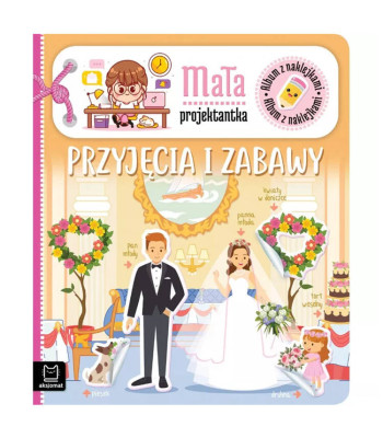 Aksjomat Mazā dizainere. Ballītes un jautrība. Uzlīmju grāmata KS0892
