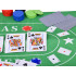 Kāršu spēļu komplekts 2 vienā - Pokers un Black Jack ar žetoniem un kartēm