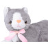 Plīša rotaļlieta pelēks kaķis Flico 34cm