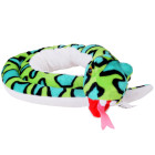 Liela zaļa plīša čūska boa 142cm