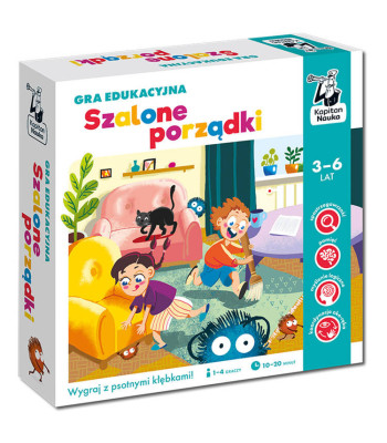 Kapitan Nauka Izglītojošā spēle “Trakā kārtošana” 3-6 gadi GR0710