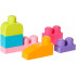 Fisher Price Lielie Mega Bloks Klucīši 80 gab. bērniem ZA5525
