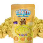 TUBAN Pūkainas smaržīgas sensoriskās smiltis dzeltenā krāsā – Fluffy 90g ZA5538