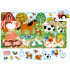 CzuCzu Priecīgi puzles Lauku Dzīvnieki 24 gabali