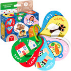 CzuCzu Mani pirmie vārdi 12m+ grāmatiņa uz gredzena