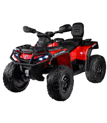 Elektriskais kvadracikls bērniem 2 personām ar LED paneli CAN-AM OUTLANDER 4x4 PA0326