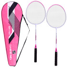 Badmintona komplekts ar vāciņu vieglas ērtās raketes SP0826